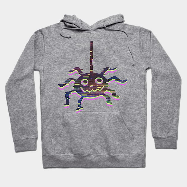 Spidey glitch Hoodie by Luba